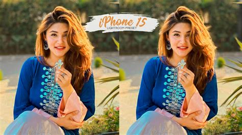 iPhone 15 Lightroom Preset - Poser Edtiz