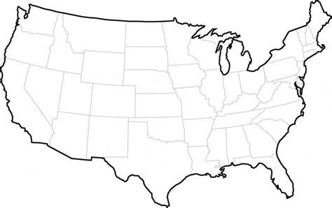 United States Map Clip Art