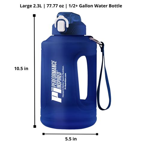 Performance Inspired ½ Gallon Water Jug - Performance Inspired Nutrition