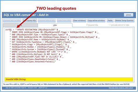 Image result for How to Build SQL Strings VBA