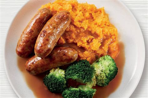 Baked Sausages and Sweet Potato Mash | ALDI IE