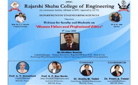 Engineering Sciences and Humanities - JSPM's Rajarshi Shahu College of ...