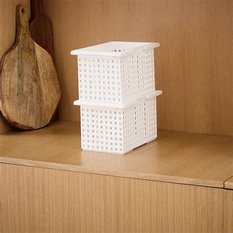 Image result for Stackable Plastic Baskets