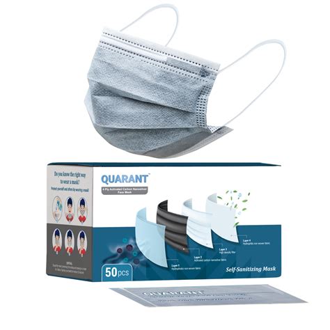 Quarant Surgical Face Masks for Men and Women - 3 Ply Masks, 4 Ply ...
