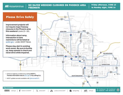 No major weekend freeway closures scheduled in Phoenix area ...