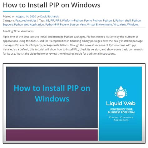 Image result for Installing PIP with Python