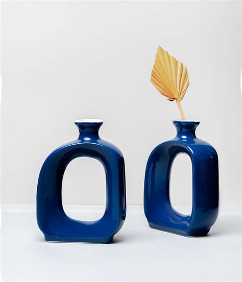 Buy Dense Blue Vase Set at Best Price in India