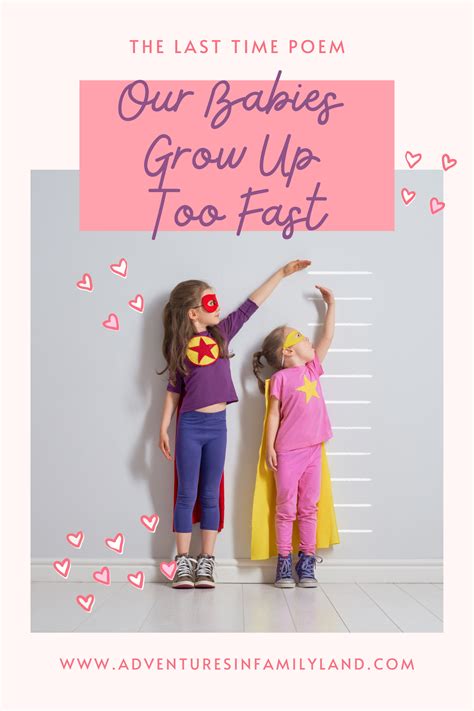 The Last Time Poem for Parents - Our kids grow up so fast... | The last ...