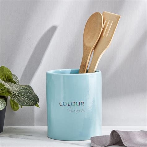 Buy Colour Refresh Stoneware Utensil Holder from Home Centre at just ...