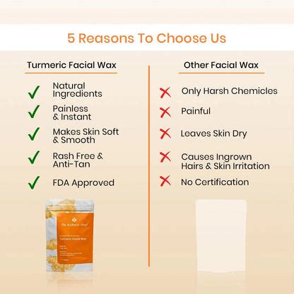 Buy Best Herbal Turmeric Facial Wax Powder Online | The Wellness Shop