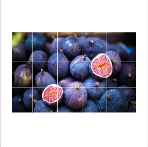 Sticker Hub Figs Fruits Wall Poster for Kitchen Wall Sticker (58 cm x ...