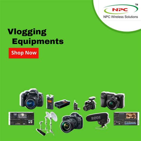 Shop VLOGGING EQUIPMENT at NPC Wireless | NPC Wireless
