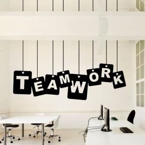crystalsign Teamwork Note For Office Wall Decal Price in India - Buy ...