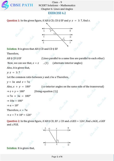 Image result for Class 9 Math Chapter 6.2
