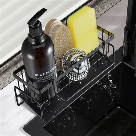 INOVERA (LABEL) Sponge Holder for Kitchen Sink - Dish Soap Brush ...