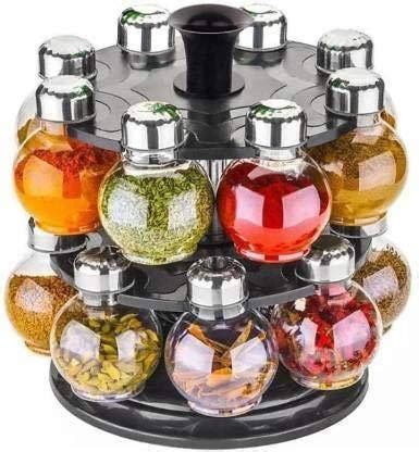 JOIE Premium Multipurpose Revolving Plastic Spice Container Rack ...