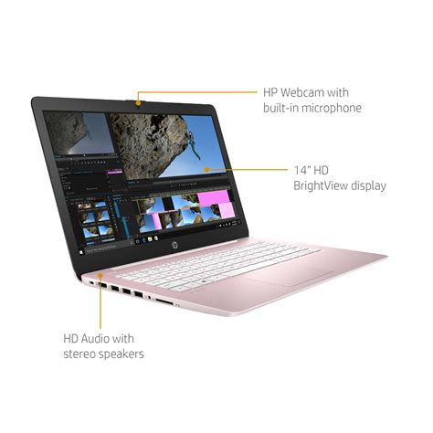 Buy HP Stream 14 Laptop, Intel Celeron N4000, 4GB SDRAM, 32GB eMMC ...