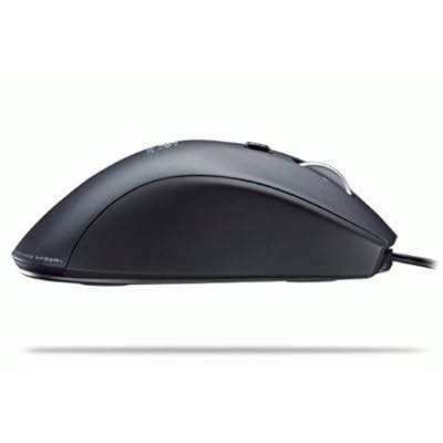 Buy Logitech M500 Corded Laser Mouse Soft Side Grips Forward/Back ...