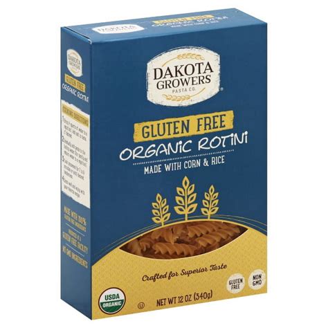 Dakota Growers Organic Gluten Free Rotini Pasta, 12 Ounce -- 12 per ...