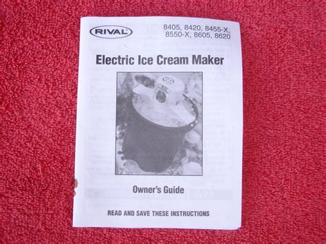 Rival Ice Cream Maker Parts 8605 | Reviewmotors.co