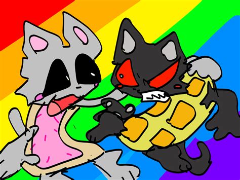 nyan cat and tac nayn! by pillblast274529 on Newgrounds