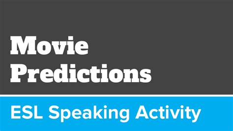 Reading , Comprehension, Vocabulary, and Writing - movie activity