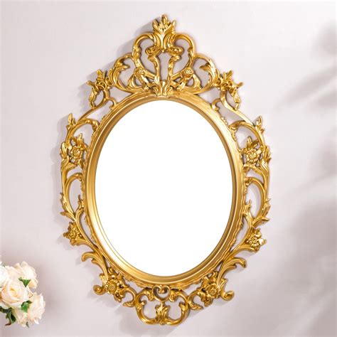 Victorian Wall Mirror Gold Large Online - Premium Wall Mirror | Nestasia