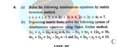 Image result for Simultaneous Equations Matrix Method