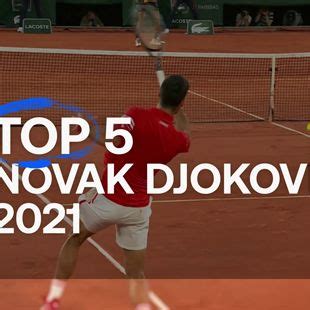 Novak Djokovic's top five shots from a 2021 that saw him win three ...
