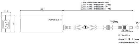 GSTx0A AC-DC Reliable Green Power Adapters - Mean Well | Mouser
