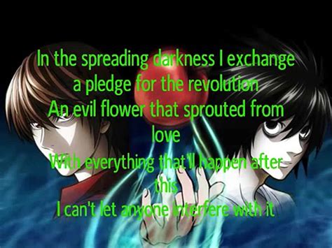 Image result for Death Note Intro Lyrics