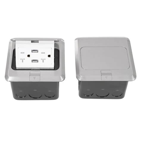 Floor Plug 20 Amp Receptacle KYHSHJ 4.8A USB Chargers Pop Up Floor ...