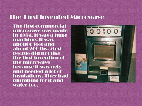 Image result for First Microwave