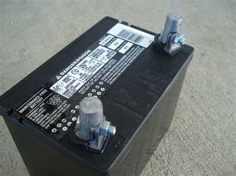 Lawn & Garden U1 mower battery flag terminal to standard top post cable adapters | eBay