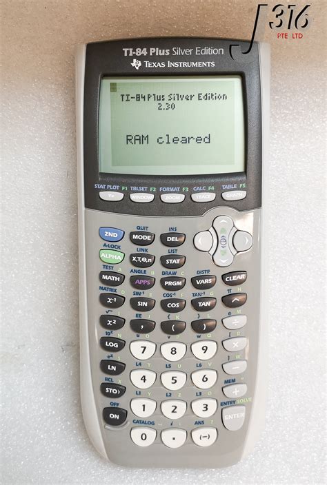 16248 TEXAS INSTRUMENTS GRAPHING CALCULATOR WITH CHARGING CABLE TI-84 ...