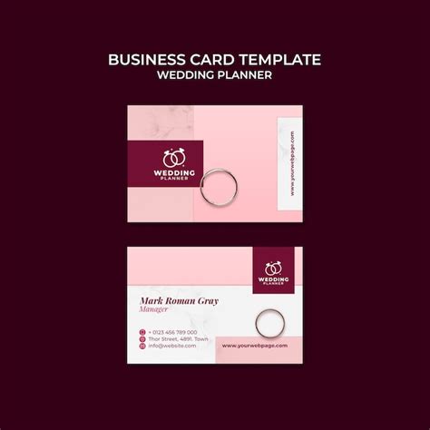 Wedding Planner Business Cards 的图像结果