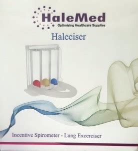 HaleMed Spirometer 3 Ball Lung Exerciser for Breathing Exercise ...