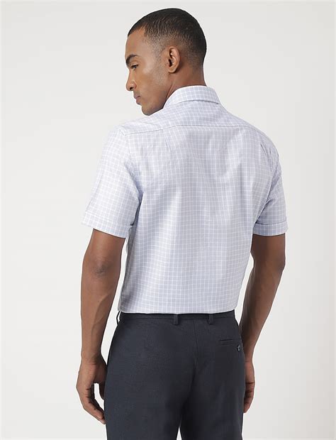 Buy Pure Cotton Check Printed Half Sleeve Shirt at Marks & Spencer