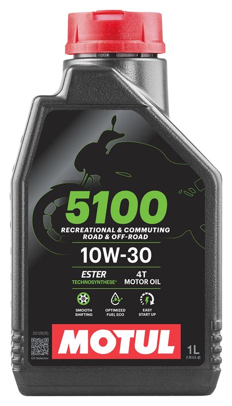Motul Engine Oil 5100 4T SAE 10W-30, 1 Liter