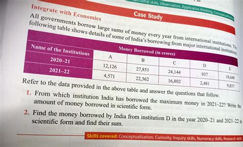 case study question class 8 exponents and powers - Brainly.in