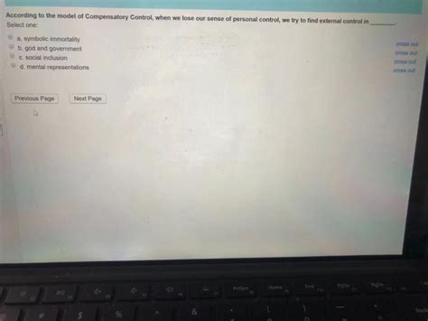 Image result for Compensatory Control Theory