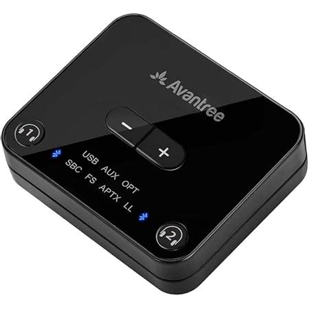 Cubetek 3 in 1 LCD Display V5.0 Bluetooth Transmitter Receiver, Bypass ...