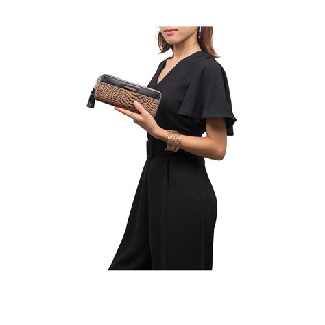 Buy Grey Ee Morocco W1 Rf Zip Around Online - Hidesign