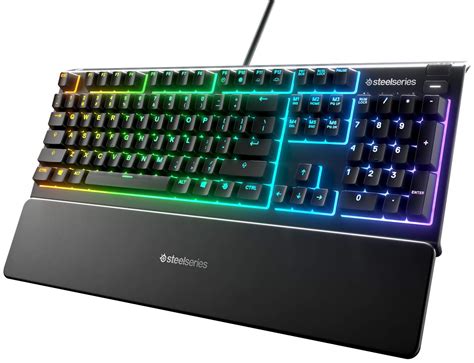 Buy SteelSeries Apex 3 - Gaming Keyboard - 10-Zone RGB Lighting ...