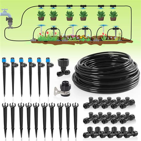 Buy MIXC 2023 New Quick Drip Irrigation Kit 100FT Garden Watering ...