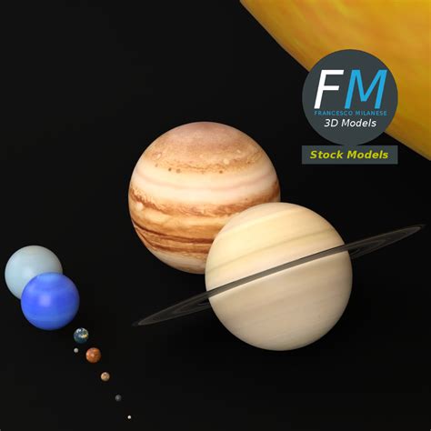 Image result for Solar System 3D Model Project