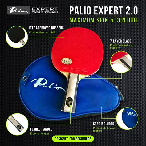 Palio Expert 2 Table Tennis Racket