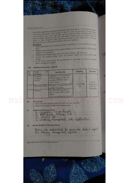 Image result for Msbte Software Testing Solved Manual