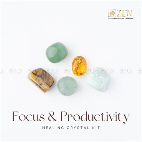 Focus and Productivity Healing Crystal Kit | THE ZEN CRYSTALS