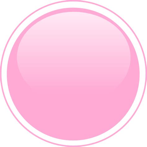 Glossy Pink Circle Button Clip Art at Clker.com - vector clip art ...